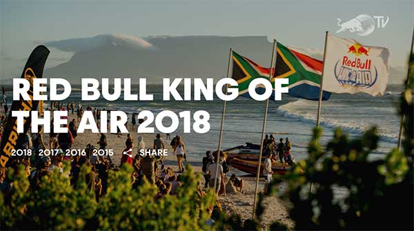 Red Bull King of the Air 2018 livestream