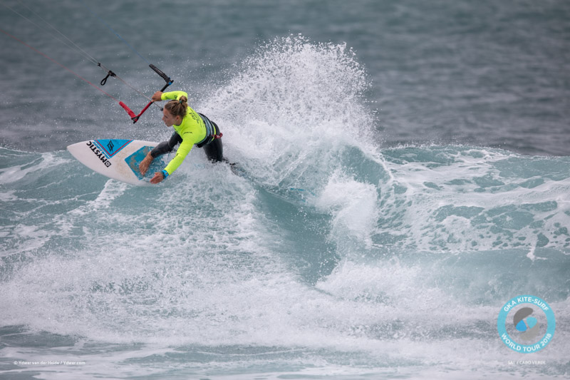 Jalou Langeree in her first heat of the main eventGKA Cape Verde - 