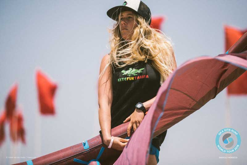 GKA Kite-Surf World Tour Dakhla 2018 Finals - Carla Herrera Oria