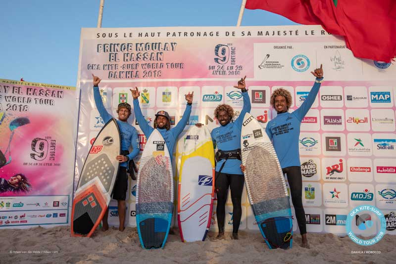 GKA Dakhla Day Two - Single Elimination - Men's Podium