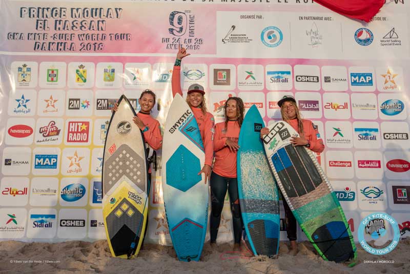 GKA Dakhla Day Two - Single Elimination - Women's Podium