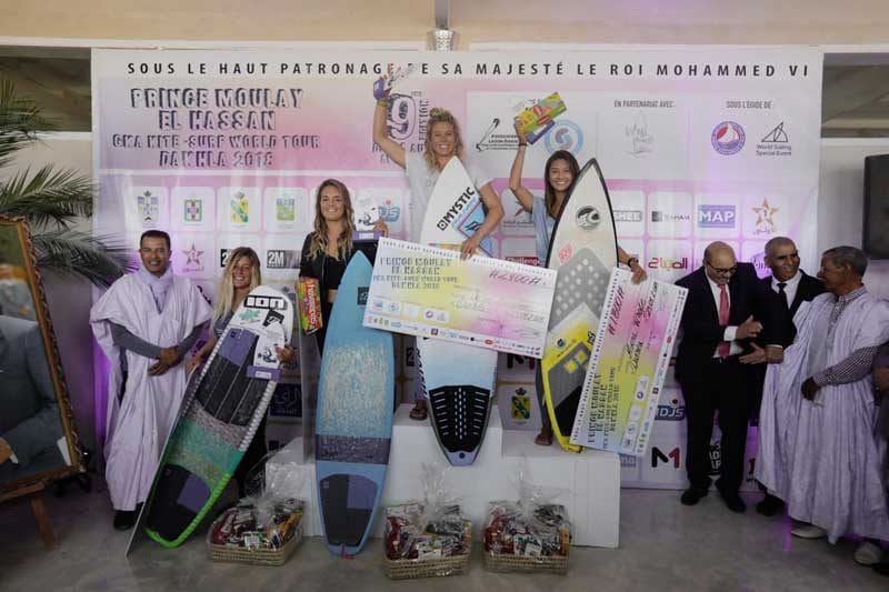 GKA KSWT Dakhla 2018 - Women's Podium