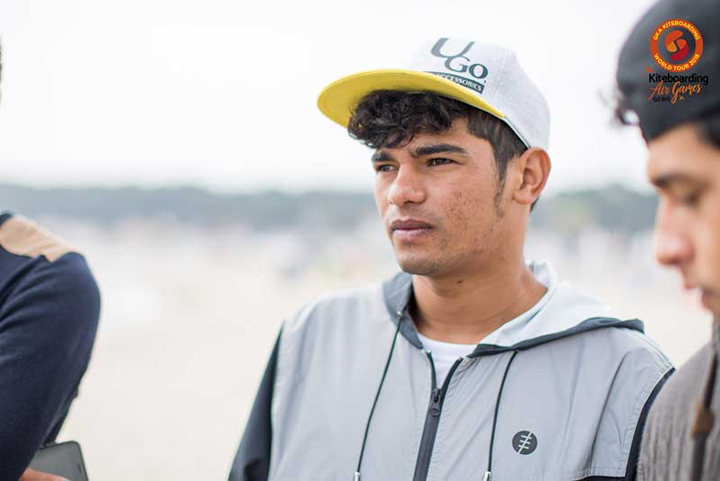 Carlos Marios World Champion kiteboarder