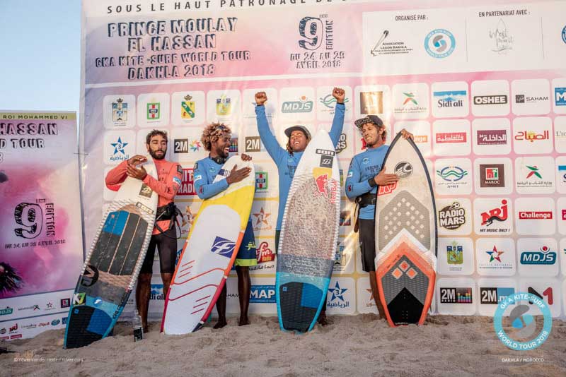 GKA Kite-Surf World Tour Dakhla - Finals - Men's Podium