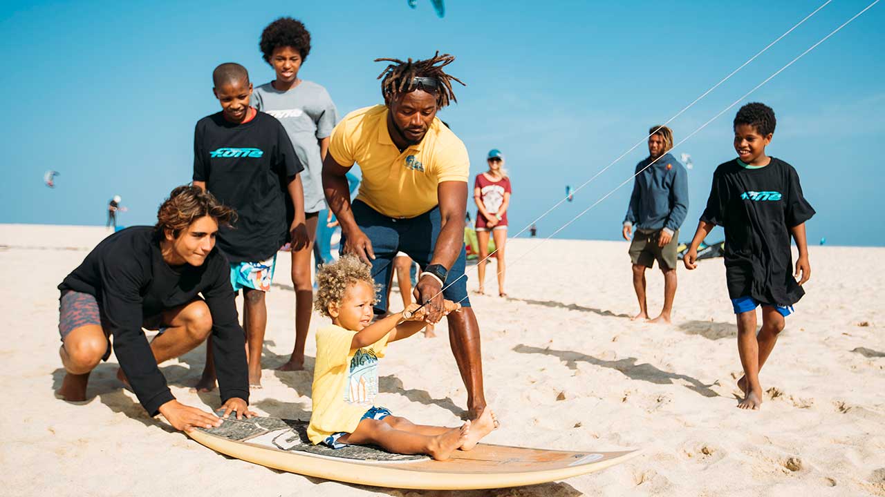 Image for Teaching Kids Kitesurfing – GKA Cabo Verde 2019