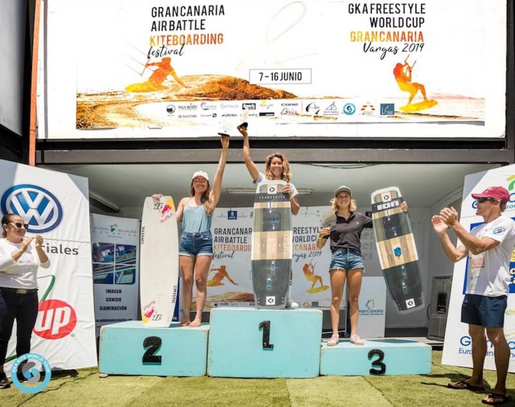 GKA Gran Canaria 2019 women's podium