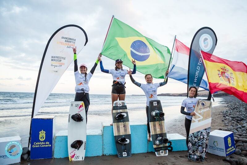 GKA Gran Canaria Women's Podium GKA Gran Canaria women's podium