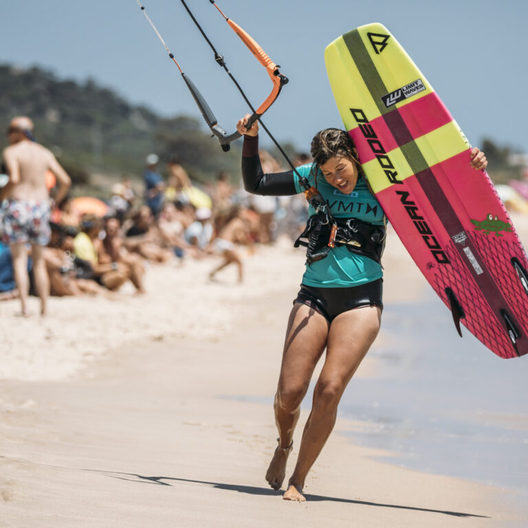 Carla Herrera Oria - singles winner GKA Kite World Cup Tarifa