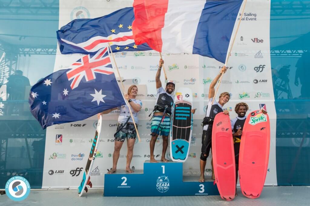 GKA Kite World Cup Brazil singles podium