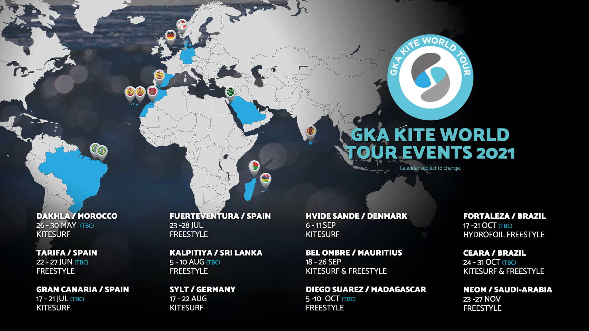 Here’s what you need to know for 2021 Events (so far)