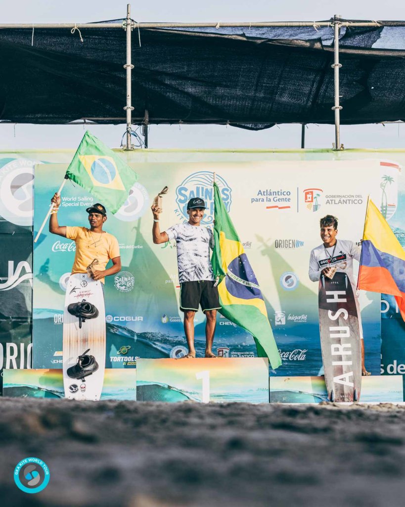 Men's final podium results GKA Kite World Cup Colombia 2022