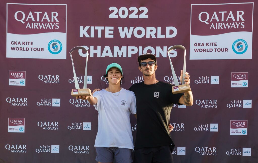 Kiteboarding world champions