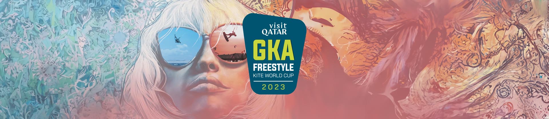 Image for Visit Qatar GKA Freestyle Kite World Cup Finals Qatar 2023