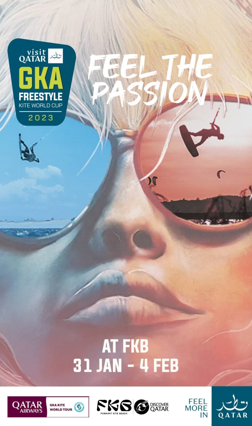 Visit Qatar GKA Freestyle Kite World Cup Poster